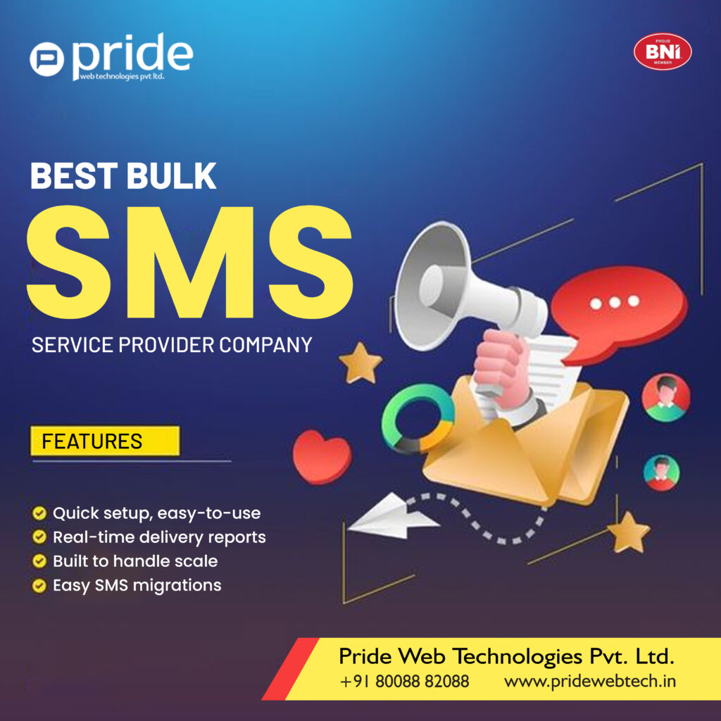 Best Bulk SMS Marketing Agency in bengalore – Pride Web Technologies