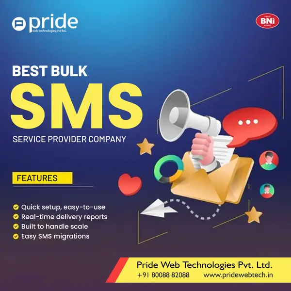 Bulk SMS Marketing Services for Real Estate Businesses Across Telangana from pride web tech
