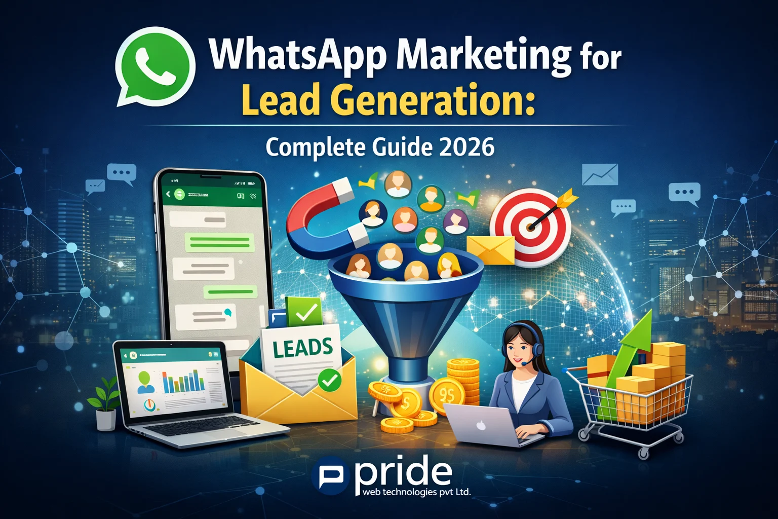 WhatsApp Marketing for Lead Generation: Complete Guide 2026 From Pride Web Technologies