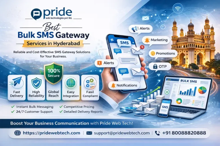 Promotional & Transactional SMS Gateway in Hyderabad from pride web technologies