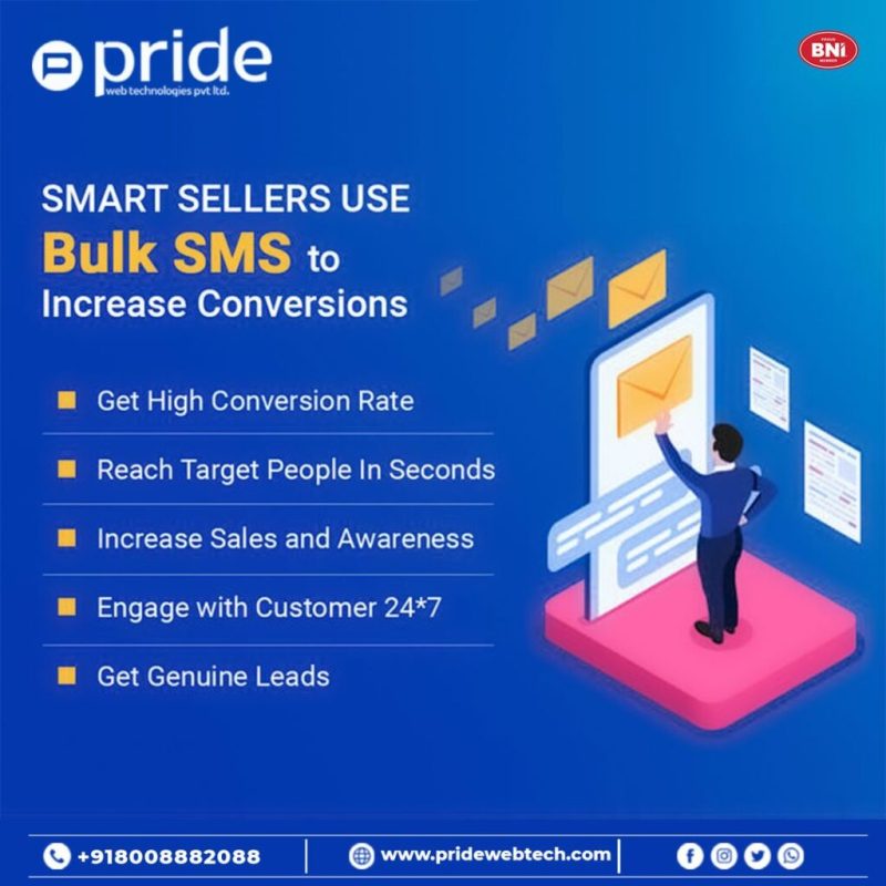 best bulk sms service provider in hyderabad | pridewebtech